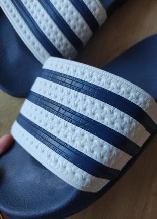 Резиновые шлепанцы adidas, оригинал. размер 38.7 фото