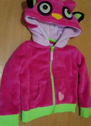Hoodsbee махровая кофта на замке 3-4 года