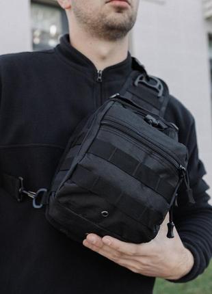Тактична сумка штурм чорна