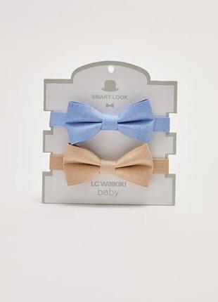 0-6 років новий фірмовий комплект 2шт краватка метелик галстук для модних стиляг lc waikiki вайкікі