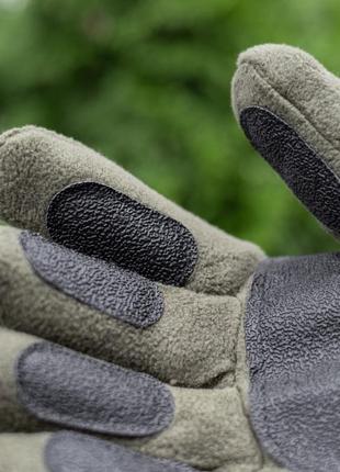 ▪️тактичні рукавиці з накладками хакі4 фото