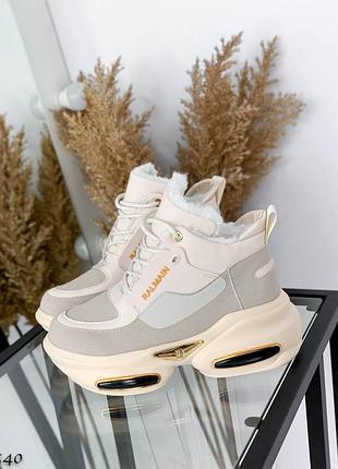 💥 хит кроссовки зимние8 фото