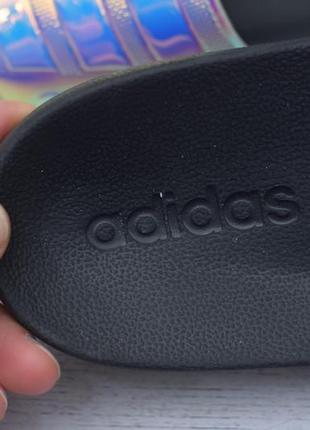 Бензиновые женские шлепанцы adidas adilette shower, 42 размер. оригинал9 фото