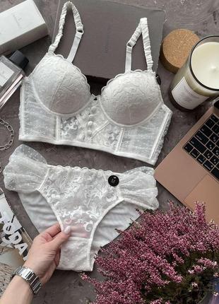 ⭐⭐⭐⭐⭐ комплект🔥 нижньої білизни пуш ап, комплект нижнего белья пуш ап