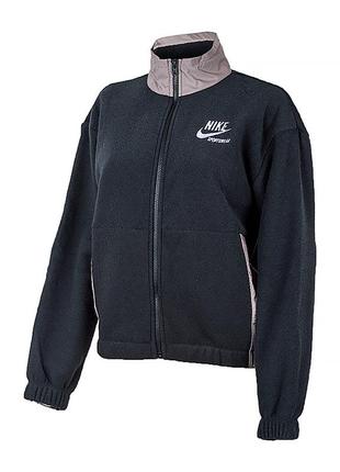 Оригінальна куртка nike w nsw plsh jkt htg | dd5712-010