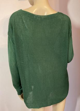 Легкий зелений светр- блуза/m- l/ brend suiteblanco3 фото