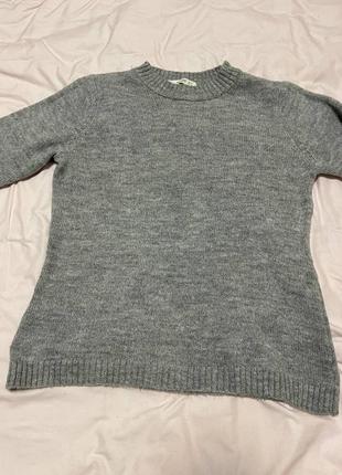 Светло-серый свитер mango2 фото