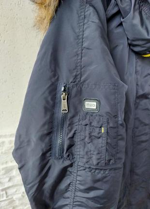Куртка парка mr 520 мужская р. xl синяя10 фото