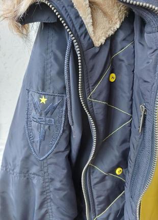 Куртка парка mr 520 мужская р. xl синяя8 фото