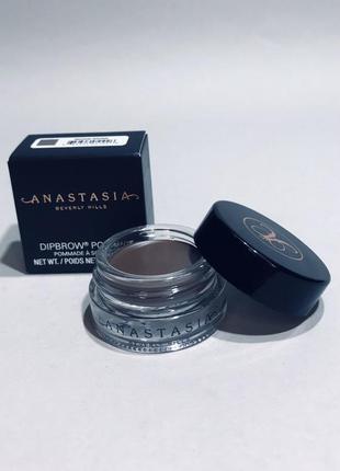 Anastasia beverly hills dipbrow® waterproof, smudge proof brow pomade помадка для брів1 фото