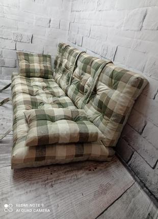 Матрас на качелю, лавочку, шезлонг, диван із піддонів