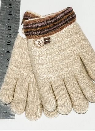 Рукавички з хутряною підкладкою на хлопчика 1-3 роки