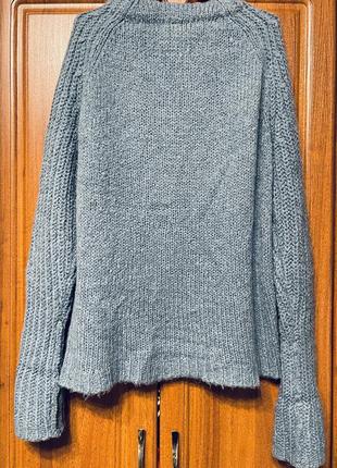 Теплий оверсайз светр дорогий бренд knit-ted massimo dutti cos arket7 фото