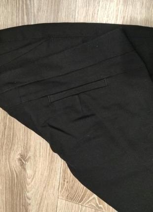Чорні брюки по кісточку з карманами по бокам2 фото