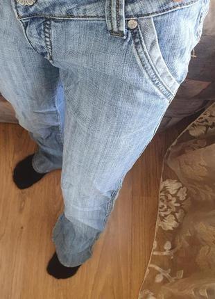 Котонові джинси прямі/трішки кльош. 25,26,30р4 фото