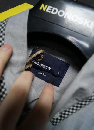 Однотонная рубашка fred perry