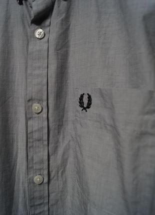 Однотонная рубашка fred perry
