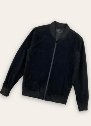 Вельветовый бомбер zara men