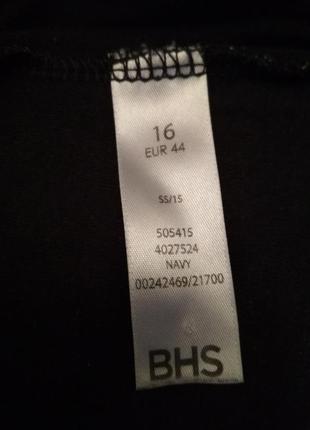 Комфортная хлопковая блуза футболка bhs, р.44/16/xxl4 фото