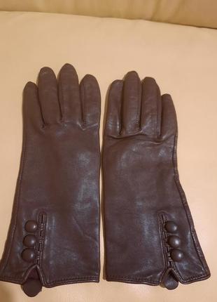 Isotoner шкіряні рукавички2 фото