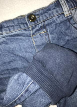 Теплі утеплені штани джинси джогери2 фото
