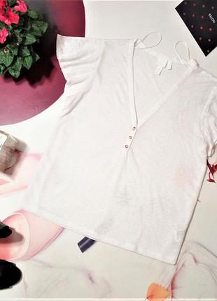 Лляна футболка h&m, 100% льон, розмір m/l
