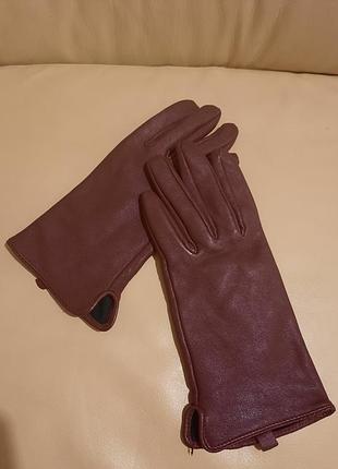 Шкіряні рукавички