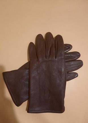 Шкіряні рукавички marks&spencer3 фото
