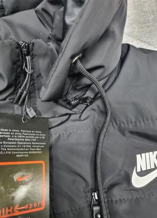 Жилетка nike чоловіча великі розміри батал,  чоловіча жилетка осінь,  чорна жилетка стьобана6 фото