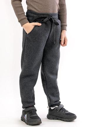 Теплые брюки джоггеры зима на манжетах3 фото