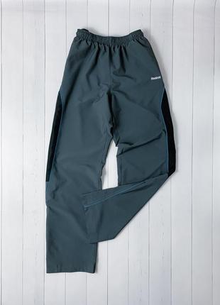 Мужские серые спортивные штаны спортивки reebok рибок. размер m l