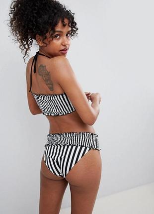 Стильные плавки/купальник в полоску monki от asos! размер м