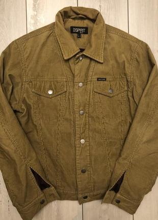 Мужская вельветовая куртка esprit (m/l)