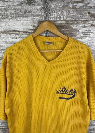 Винтажная сетчатая футболка levi's 90х оверсайз свободного кроя oversize retro vintage rare2 фото