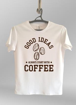 Чоловіча футболка з принтом coffee