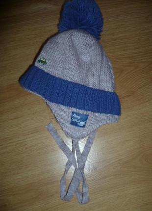 Красивая зимняя шапка для малыша, в новом состоянии4 фото