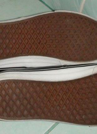 Vans - кожаные кеды. р - 42 (27см) 5