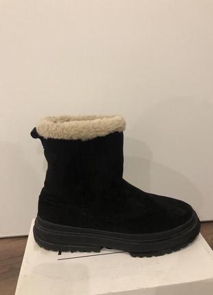 Чоботи утеплені zara розмір 39 ( до 25 см)