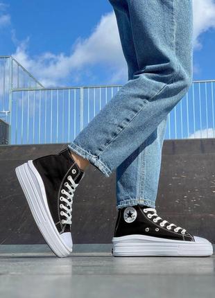 Жіночі кросівки converse ctas move hi black ii2 фото