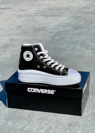 Жіночі кросівки converse ctas move hi black ii4 фото