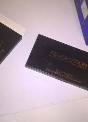 Makeup revolution euphoria тіні для повік + рум'яна+хайлайтер+бронзатор3 фото