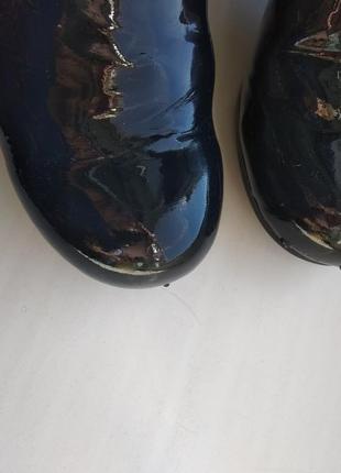 Оригинальные лаковые ботинки chloe3 фото