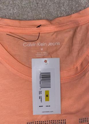 Шикарная женская футболка calvin klein оригинал размер м4 фото