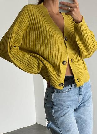 Теплый кардиган оверсайз8 фото