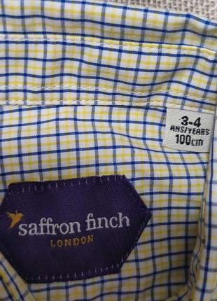Рубашка saffron finch (3-4 года)4 фото