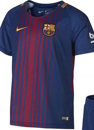 Футболка детская барселона (сезон 2017-2018), barselona, nike (6-7лет)