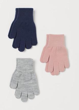 Перчатки рукавички нм h&m 4-8