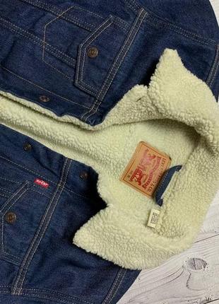 Шерпа жіноча levis джинсовка левайс джинсова куртка з овчиною2 фото