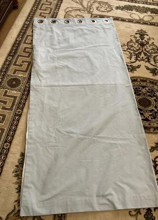 2 сірі  штори ніжного сірого кольору на підкладці brend dunelm1 фото