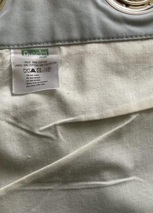 2 сірі штори ніжного сірого кольору на підкладці brend dunelm